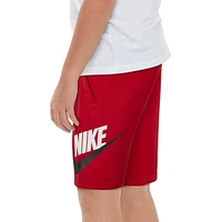 Nike Boys Nike NSW Club Shorts - Boys' Grade School University Red/University Red/Black Size M