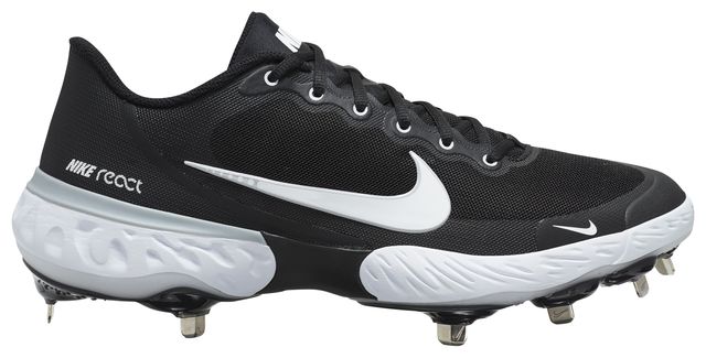 Nike Baseball Cleats Mens 10.5 Smoke Grey Alpha Huarache Elite 3 React Mid