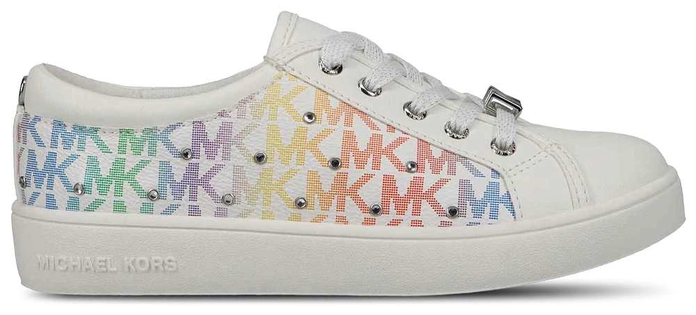 Michael Kors Girls Jem Crystal Monogram - Girls' Preschool Shoes White/Rainbow