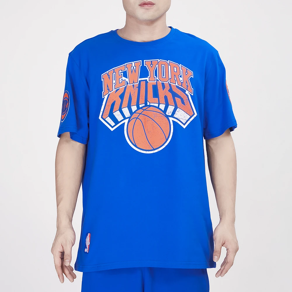 Pro Standard Mens Pro Standard Knicks Crackle SJ T-Shirt - Mens Royal Size XL