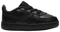 Nike Boys Air Force One Crib - Boys' Infant Shoes Black/Black/Black