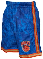 Mitchell & Ness Mens Knicks CNY Shorts - Navy/Gold