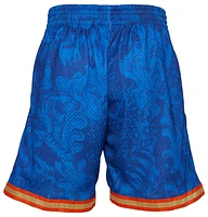 Mitchell & Ness Mens Knicks CNY Shorts - Navy/Gold