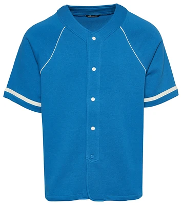 LCKR Mens LCKR Baseball Jersey - Mens Atlantic Blue/Atlantic Blue Size L