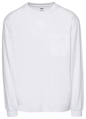 LCKR Mens LCKR LongSleeve Pocket T-Shirt - Mens White/White Size 3XL