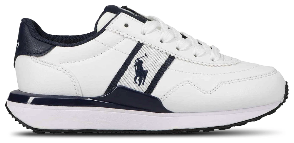 Polo Girls Train 89 Sport - Girls' Grade School Shoes White/Navy