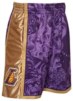 Mitchell & Ness Mens Mitchell & Ness Lakers CNY Jersey - Mens Purple/Gold Size S