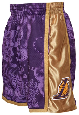 Mitchell & Ness Mens Lakers CNY Jersey - Purple/Gold
