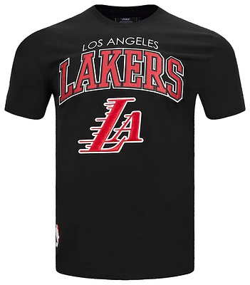 Pro Standard Mens Pro Standard Lakers Short Sleeve T-Shirt - Mens Black/Red Size L