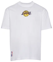 Pro Standard Mens Lakers CS Drop Shoulder T-Shirt - White/White