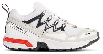 Salomon Mens ACS+ - Running Shoes White/Poppy/Lunar Rock