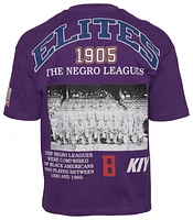 BY KIY Mens NLBM Baltimore Elites T-Shirt - Purple/Multi