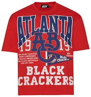 BY KIY Mens NLBM Atlanta Black Crackers T-Shirt - Red/Multi