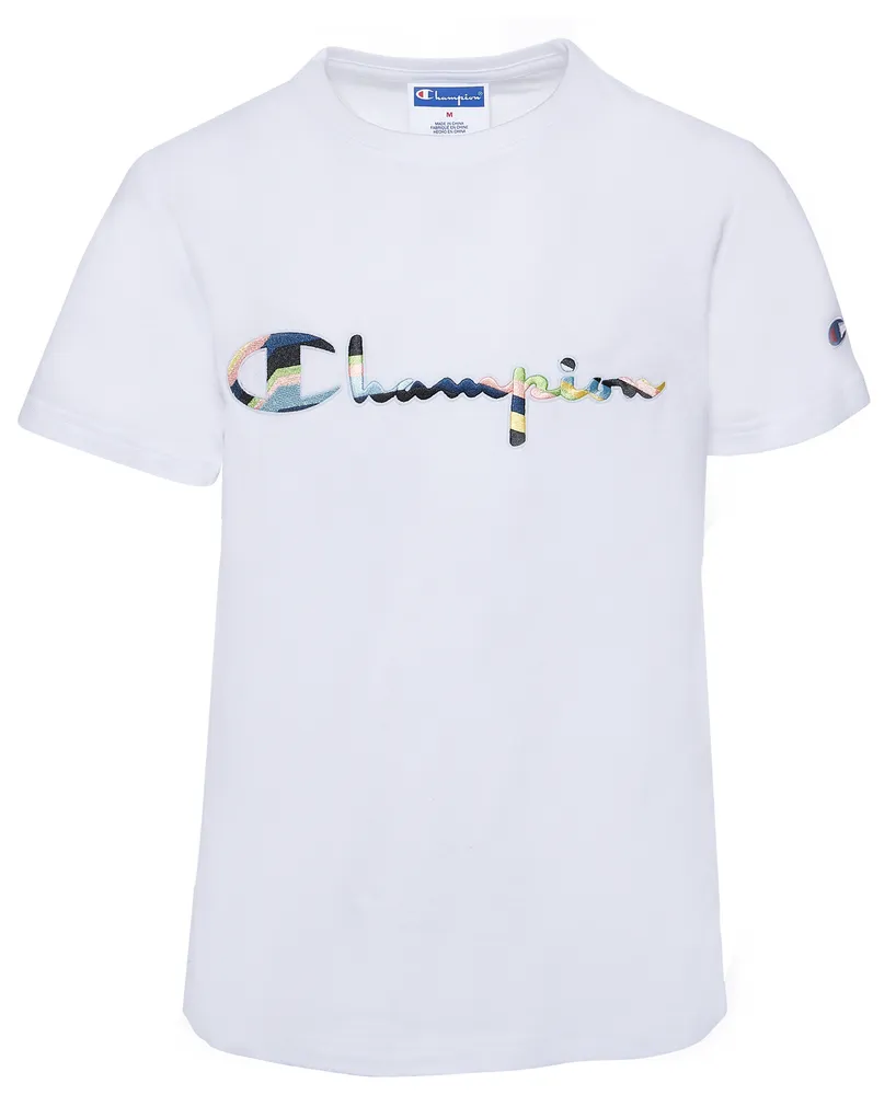 Champion Boys Champion Swirl Logo T-Shirt - Boys' Preschool White Size 4