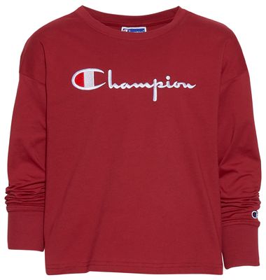 Champion Script Long Sleeve T-Shirt