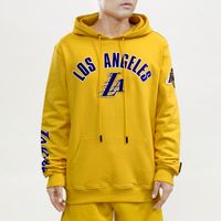 Pro Standard Lakers Stacked Logo Hoodie - Men's