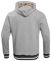 Pro Standard Mens Lakers Crest Emblem Fleece P/O Hoodie - Gray