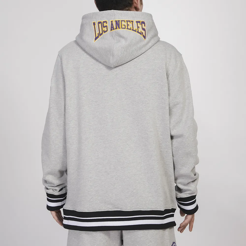 Pro Standard Mens Pro Standard Lakers Crest Emblem Fleece P/O Hoodie