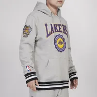 Pro Standard Mens Pro Standard Lakers Crest Emblem Fleece P/O Hoodie