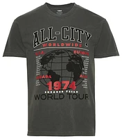 LCKR Mens World Tour Graphic T-Shirt - Black/Black
