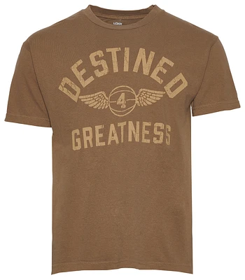 LCKR Mens Destined 4 Greatness Graphic T-Shirt - Brown/Brown