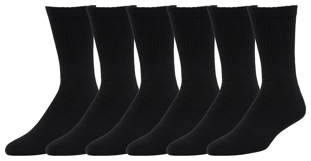 LCKR 6-Pack Athletic Half Cushion Crew Socks - Men's