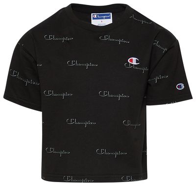 Champion Shadow Script T-Shirt - Girls' Preschool