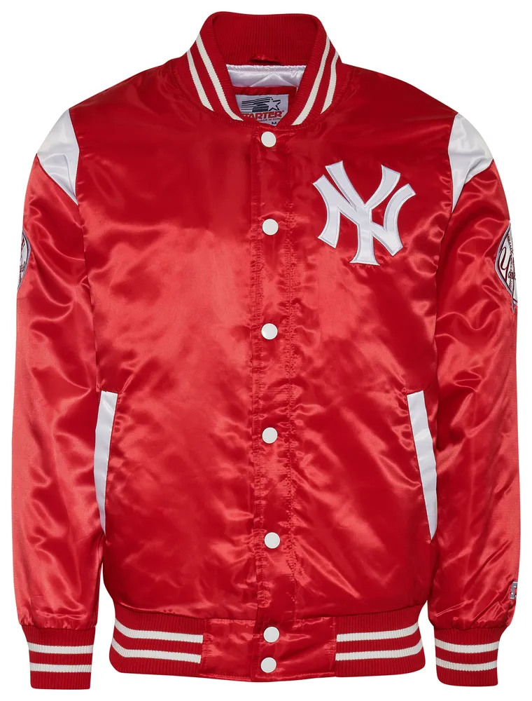 Starter Black/Red Satin Los Angeles Dodgers Ty Mopkins Jacket - HJacket