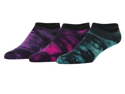 CSG 3 Pack Tie Dye No Show Socks
