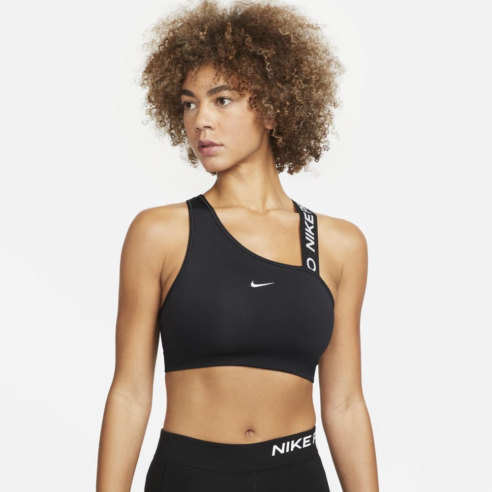 Nike Dri-FIT Swoosh Asymmetric Bra - Women's