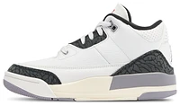 Jordan Boys Jordan Retro 3 - Boys' Preschool Shoes White/Red/Grey Size 11.0