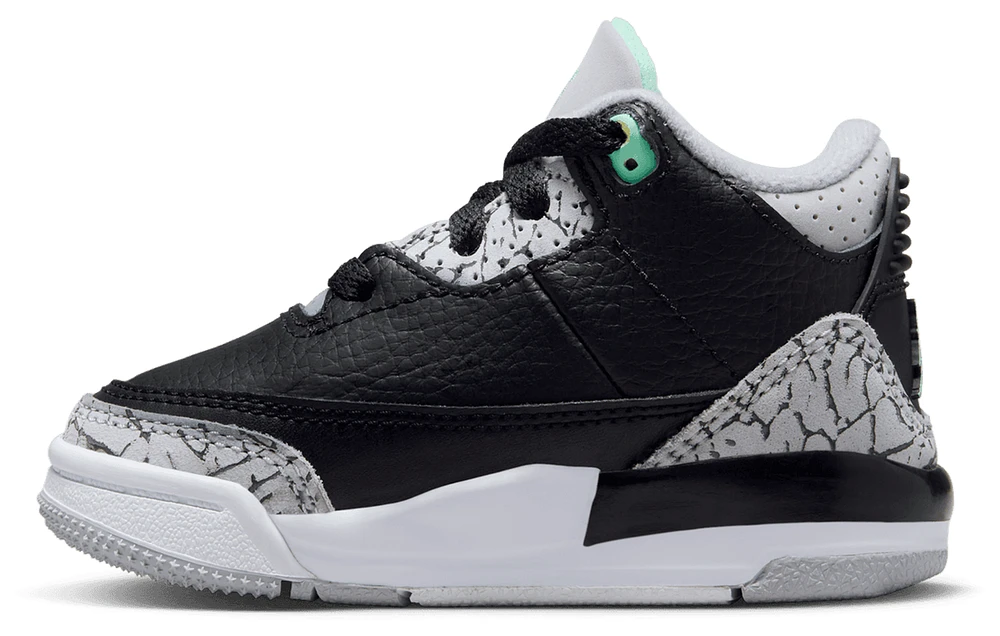 Jordan Boys Retro 3 - Boys' Toddler Shoes Wolf Grey/Black/Green Glow