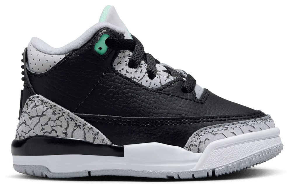 Jordan Boys Retro 3 - Boys' Toddler Shoes Wolf Grey/Black/Green Glow