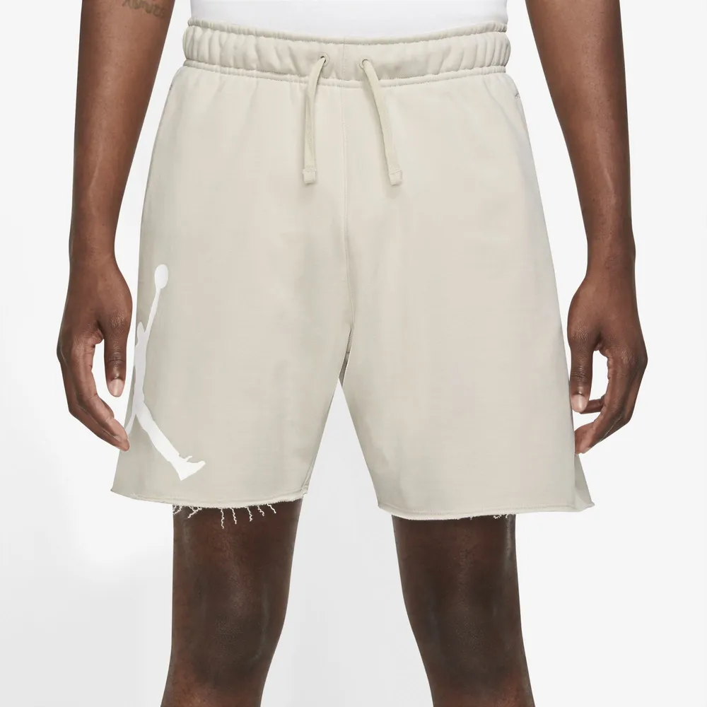 Jordan Mens ESS Fleece HBR Shorts - Beige/White