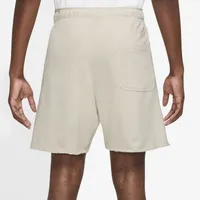 Jordan Mens ESS Fleece HBR Shorts - Beige/White