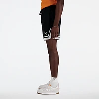 New Balance Mens X Klutch Pre-Game Chill Shorts - Black/White