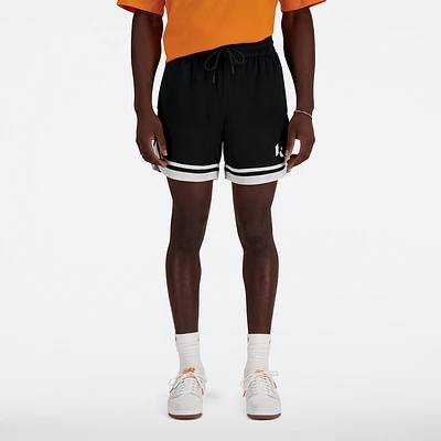 New Balance Mens X Klutch Pre-Game Chill Shorts - Black/White