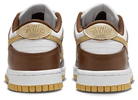 Nike Boys Dunk Low CN - Boys' Grade School Basketball Shoes White/Metallic Gold/White