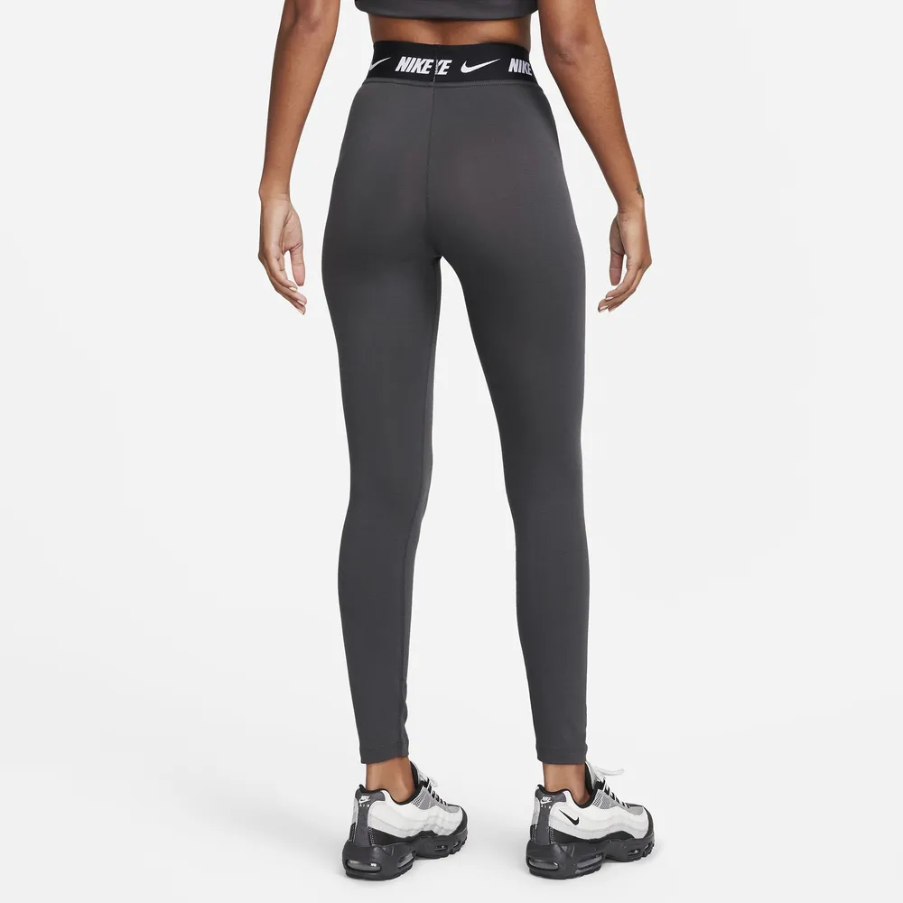 Nike Womens Nike Club High Waist Leggings - Womens Black/Anthracite Size S