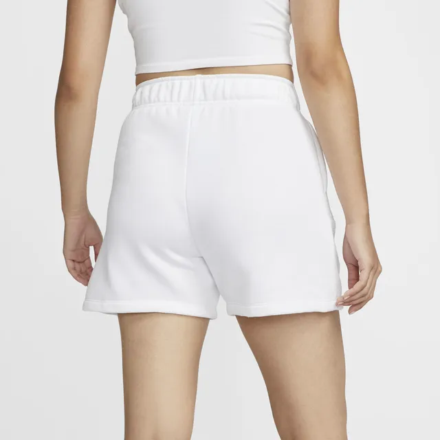 Nike Womens Nike Air Fleece Shorts - Womens White/White Size XL