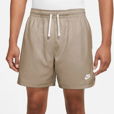 Nike Mens Nike Club Woven LND Flow Shorts - Mens Beige/White Size XXL