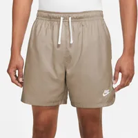 Nike Mens Nike Club Woven LND Flow Shorts - Mens Beige/White Size XXL