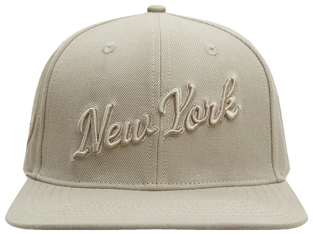 Pro Standard Mens Pro Standard Mets Neutrals SMU Snapback Cap - Mens Taupe/Taupe Size One Size