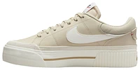 Nike Womens Nike Court Legacy Lift - Womens Training Shoes White/White/Orange Size 09.5