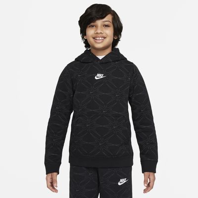 Nike NSW All Over Print Club Pullover Hoodie