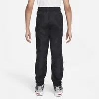 Nike Boys Woven Utility Pants - Boys' Grade School Black/White