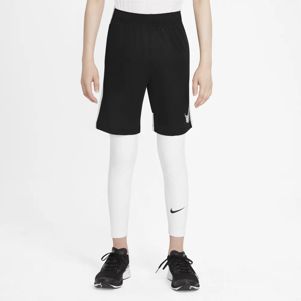 Nike Boys Dri-Fit Tights - Boys' Grade School Black/White