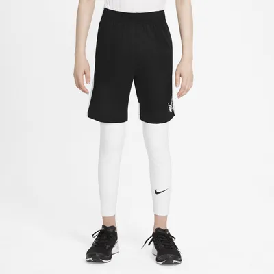 Nike Boys Dri-Fit Tights - Boys' Grade School Black/White