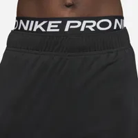 Nike Boys Dri-FIT 3 Quarters Tights - Boys' Grade School White/Carbon Heather