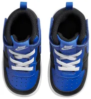 Nike Boys Nike Court Borough Mid 2 - Boys' Toddler Shoes Black/Game Royal/Game Royal Size 04.0